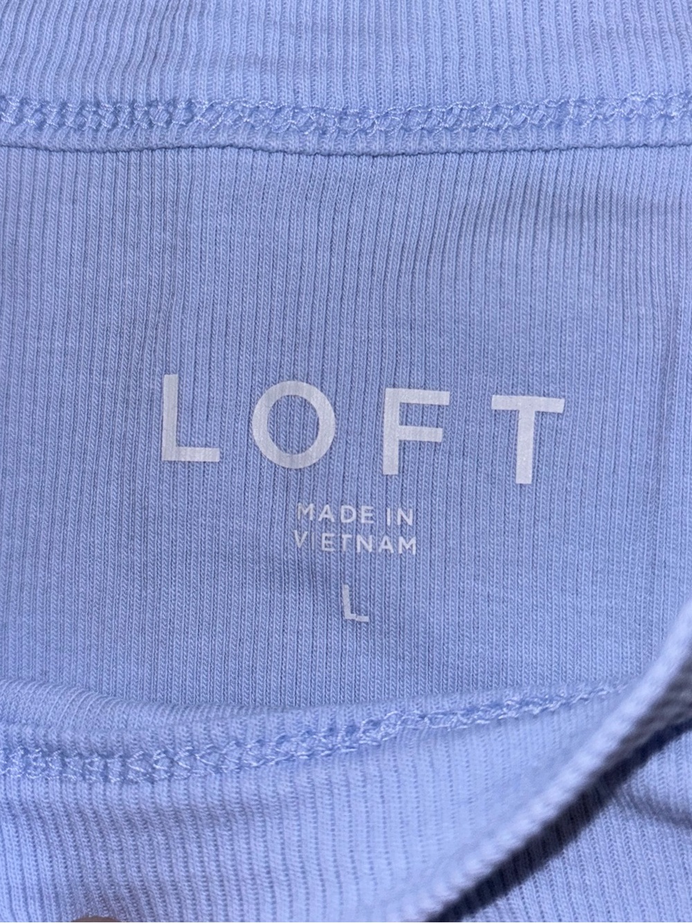 LOFT Ribbed Scoop Tank - Picture 3 of 5